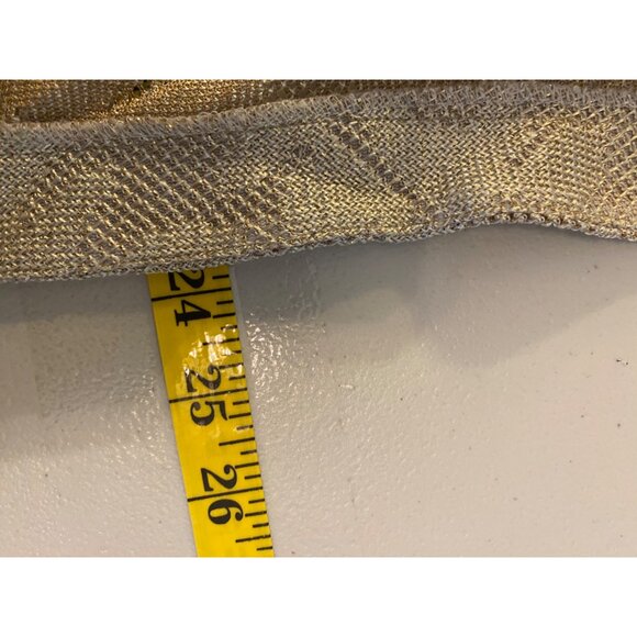 En Francais By Huey Waltzer Formal Maxi Dress w/ Jacket Gold Glitter Size 18 - Picture 13 of 16